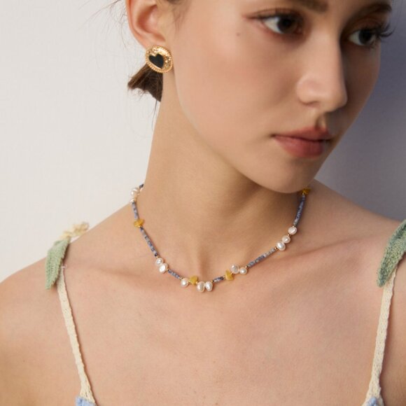 🖤 Artisan Original Design Vintage Black Mother of Pearl Heart Studs | S925 - Picture 7 of 11